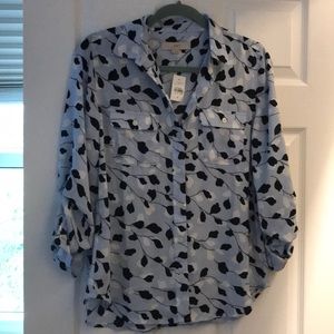 Loft printed blouse